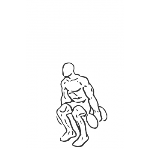 Bicep Curl Squat - Step 1
