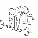 Lying High Bench Barbell Curl - Step 1