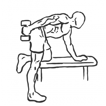 Tricep Dumbbell Kickback - Step 2