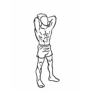 Standing Dumbbell Triceps Extension - Step 1