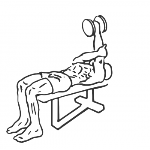 One Arm Supinated Dumbbell Triceps Extension - Step 2
