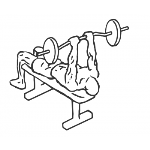 Lying Close-Grip Barbell Triceps Press To Chin - Step 2