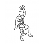Dumbbell One Arm Triceps Extension - Step 2