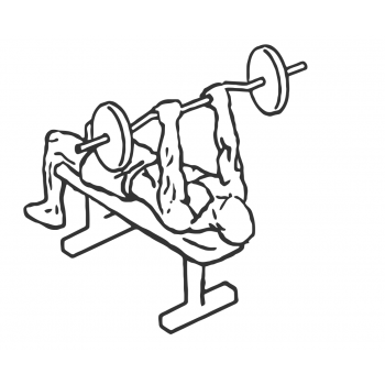 Decline EZ Bar Tricep Extension - Step 2