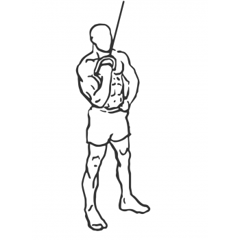 Cable One Arm Tricep Extension - Step 1