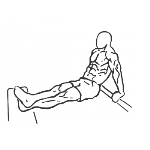 Bench Dips - Step 2