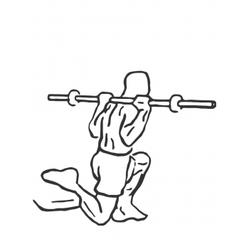 Barbell Single Leg Squat - Step 2