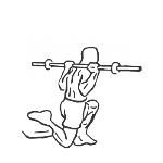 Barbell Single Leg Squat - Step 2
