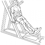 Lying Machine Squat - Step 2
