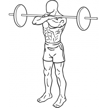 Front Barbell Squat - Step 1