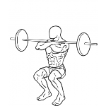 Front Barbell Squat - Step 2