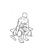 Dumbbell Squat To A Bench - Step 2