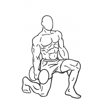 Dumbbell Rear Lunge - Step 2