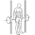Smith Machine Hack Squat - Step 1