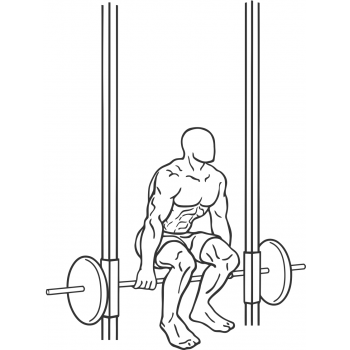 Smith Machine Hack Squat - Step 2