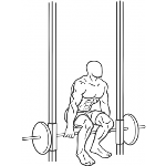 Smith Machine Hack Squat - Step 2