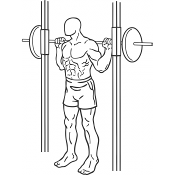 Smith Machine Squat - Step 1