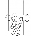 Smith Machine Squat - Step 2
