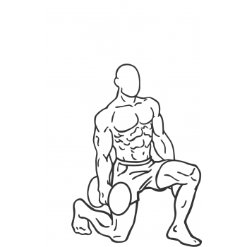 Dumbbell Lunges - Step 2