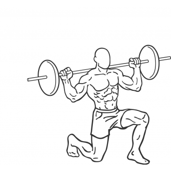 Barbell Lunge - Step 1