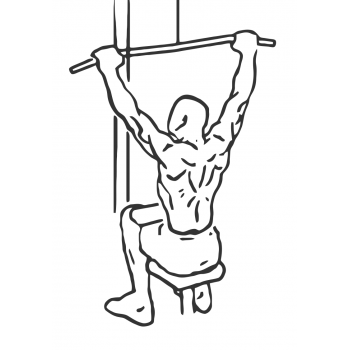 Wide-Grip Lat Pulldown - Step 1