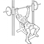 Smith Machine Incline Bench Press - Step 1