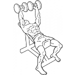 Incline Dumbbell Press - Step 1