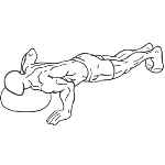 One Armed Biased Push Up - Step 2