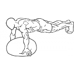 BOSU Ball Push Ups - Step 1