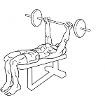 Wide Grip Decline Barbell Pullover - Step 1