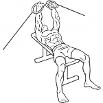 Flat Bench Cable Flys - Step 1
