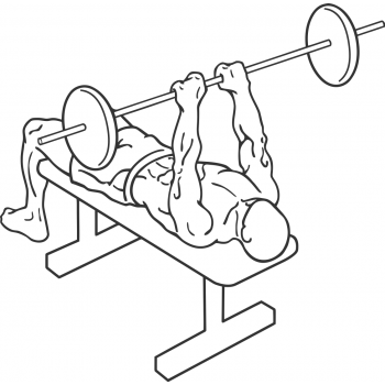 Narrow Grip Bench Press - Step 1