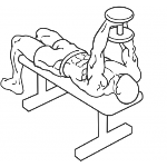 Dumbbell Bent Arm Pullover - Step 1