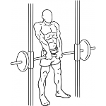 Smith Machine Shrug - Step 1