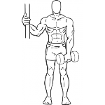 One Arm Upright Row - Step 2
