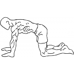 Abdominal 4 Point Drawing In - Step 1