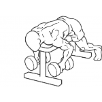 Dumbbell Lying Rear Lateral Raise - Step 2