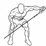 Bent Over Low-Pulley Side Lateral - Step 1