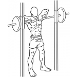 Smith Machine Upright Row - Step 1