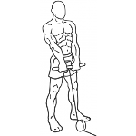 Cable Shrugs - Step 1