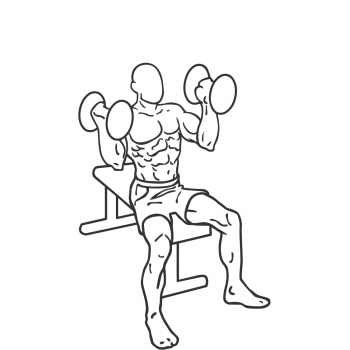 Arnold Dumbbell Press - Step 2